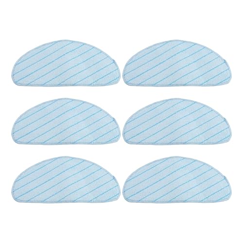 JIALEWUDILL 6 Stück Tücher, Kompatibel Mit Ecovacs, Kompatibel Mit DEEBOT, T9 Roboter-Staubsauger, Waschbares Wischpad, Wischtuch, Lappen JIALEWUDILL 6 Stück Tücher, Kompatibel Mit Ecovacs, Kompatibel Mit DEEBOT, T9 Roboter-Staubsauger, Waschbares Wischpad, Wischtuch, Lappen von JIALEWUDILL