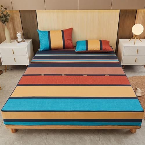 JIALIANG Matratzenbezug Wasserdichter mit Reißverschluss 120x200+10cm Nässeschutz aus Baumwolle und Mikrofaser Inkontinenzunterlage Matratzenbezüg Atmungsaktiv für Bett und Matratze JIALIANG Matratzenbezug Wasserdichter mit Reißverschluss 120x200+10cm Nässeschutz aus Baumwolle und Mikrofaser Inkontinenzunterlage Matratzenbezüg Atmungsaktiv für Bett und Matratze von JIALIANG