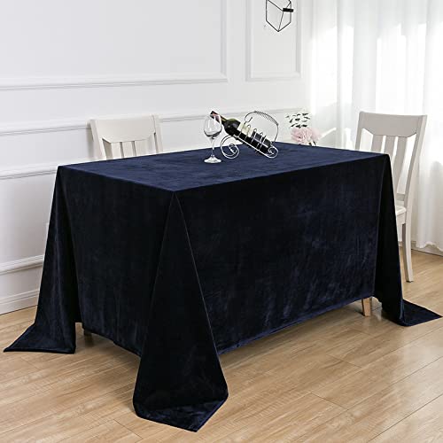 JIALIANG Tischdecke aus Samt - Home Direct Wachstuch Tischdecke Abwaschbar Eckig,Marine 02,200x240cm von JIALIANG