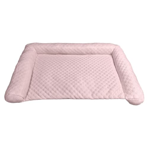 JIALING Cooling Mat for Dogs,Pet Ice Mat Cooling Mat,2025 New Summer Ice Silk Pet Cooling Mats,New Portable Washable Pet Cooling Pad No Water Or Electricity Needed (Pink,M) von JIALING