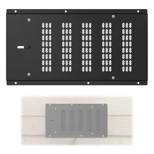 Crawl Space Vent Cover, Foundation Vent Cover for Crawl Space Garage Attic Soffit Home Improvement, Fits 40.6 cmx20.3 cm rough Opening,Outdoor Foundation Air Wall Vent with Damper&Screen to Reduce Crawl Space Vent Cover, Foundation Vent Cover for Crawl Space Garage Attic Soffit Home Improvement, Fits 40.6 cmx20.3 cm rough Opening,Outdoor Foundation Air Wall Vent with Damper&Screen to Reduce von JIANBENKJ