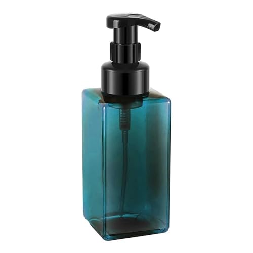450/600ML Schäumende Seife Spender Küche Arbeitsplatte Hand Seife Gerichte Flüssigkeit Container Flasche Leere Nachfüllbare Schaum Flasche for Bathroom Kitchen Home(Blue,650ml) von JIANBOHAIRS