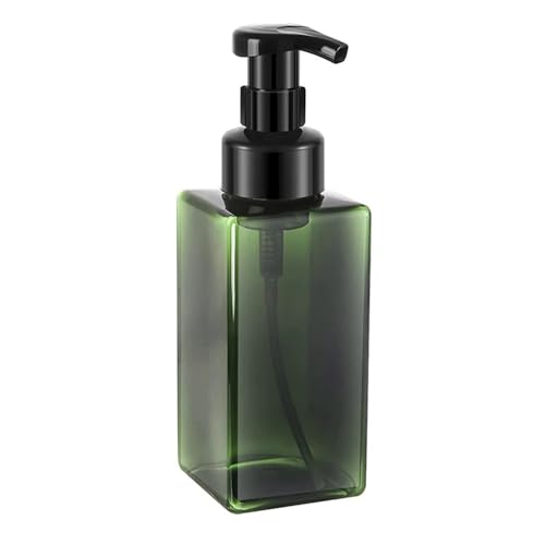 450/600ML Schäumende Seife Spender Küche Arbeitsplatte Hand Seife Gerichte Flüssigkeit Container Flasche Leere Nachfüllbare Schaum Flasche for Bathroom Kitchen Home(Green,650ml) von JIANBOHAIRS