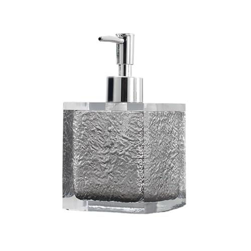 Harzlotion Flüssigkeitsspender Seifenflasche for Badezimmer Küchenarbeitsplatte for Bathroom Kitchen Home(Gray,300ml) von JIANBOHAIRS