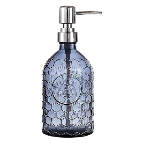 Seifenhalter Blau Transparent Zylindrische Glas Push Lotion Flasche 500ml Home Hotel Badezimmer for Bathroom Kitchen Home Seifenhalter Blau Transparent Zylindrische Glas Push Lotion Flasche 500ml Home Hotel Badezimmer for Bathroom Kitchen Home von JIANBOHAIRS