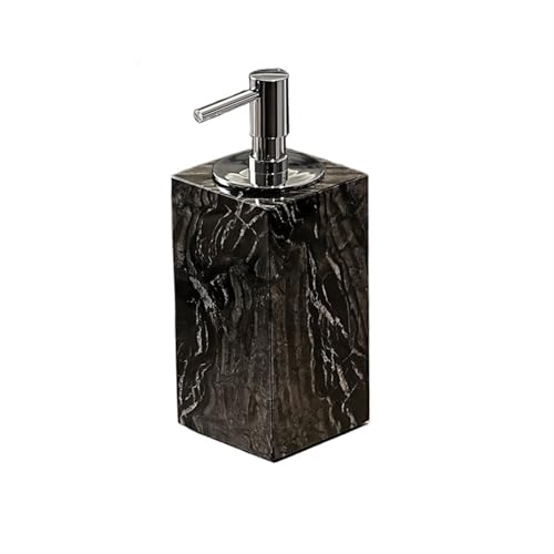 Seifenspender Hand for Badezimmertheke Küchenspüle Dekor, nachfüllbare Seifenflasche mit galvanisierter Silberpumpe for Flüssigseife oder Lotion (160 ml) for Bathroom Kitchen Home von JIANBOHAIRS