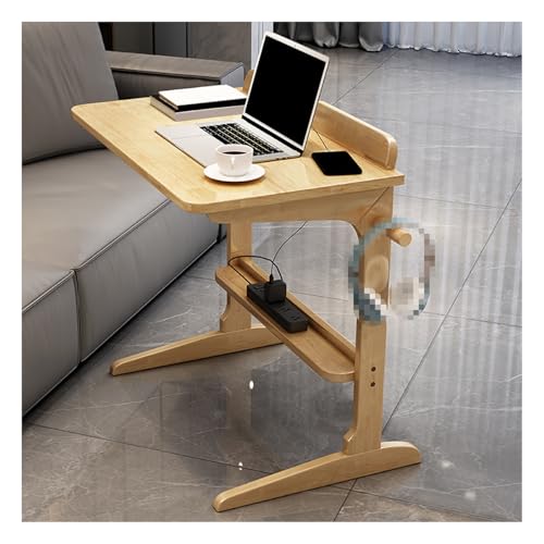 JIANGZAI Computer Tisch，massivholzmaterial, stabile Struktur, geeignet for eine Vielzahl von Szenarien(Beige,80 * 40 * 75cm/31.5 * 15.7 * 29.5in) von JIANGZAI