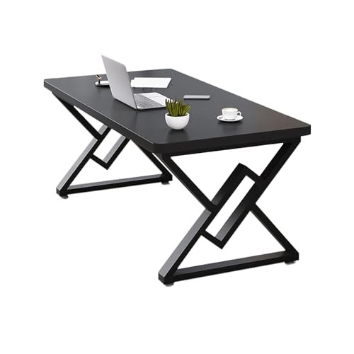 JIANGZAI Computer Tisch，tischbeine aus Kohlenstoffstahl, stark und stabil, geeignet for eine Vielzahl von Szenarien(Black,80 * 60 * 75cm/31.5 * 23.6 * 29.5in) von JIANGZAI