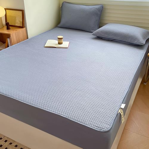 JIANINGHOME Matratzenschoner,90x190,Gesteppte spannbettlaken Bis 30 cm Matratzenhöhe bequemes Mikrofasergewebe pflegeleicht von JIANINGHOME