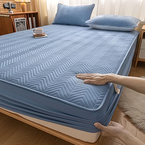 JIANINGHOME SPANNBETTLAKEN 200x220,Blätter Gewaschene Baumwolle Matratzenbezug Passend FüR Matratzen In StandardgrößE JIANINGHOME SPANNBETTLAKEN 200x220,Blätter Gewaschene Baumwolle Matratzenbezug Passend FüR Matratzen In StandardgrößE von JIANINGHOME
