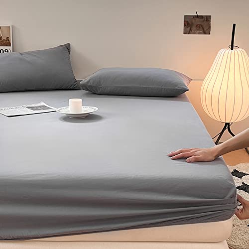 JIANINGHOME Spannbettlaken 120x200，Spannbettlaken, ultraweiches Bettlaken für Matratzen bis zu, knitterfrei und lichtbeständig – nur Spannbetttuch von JIANINGHOME