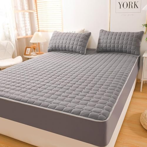 JIANINGHOME Steppung Spannbettlaken 200x220,Weich Mikrofaser Matratzen Topper - auch für Boxspring-Betten JIANINGHOME Steppung Spannbettlaken 200x220,Weich Mikrofaser Matratzen Topper - auch für Boxspring-Betten von JIANINGHOME