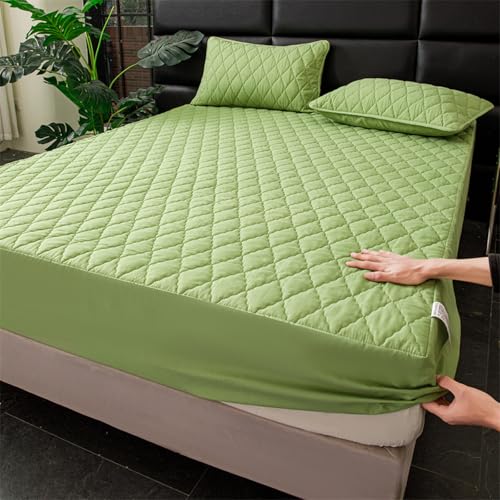 JIANINGHOME wasserdichte Spannbettlaken 99x190,Matratzen-Bett-Schoner mit Spannumrandung|Auch für Boxspring-Betten von JIANINGHOME