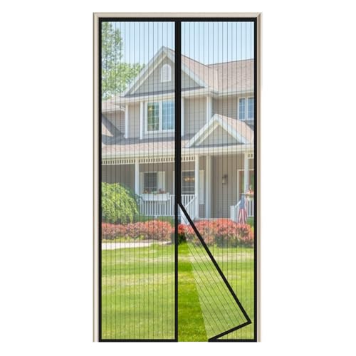 JIANJIAO balkontür fliegengitter tür magnet 120x220cm fliegengittertüren balkontür,15CM verbreiterter Türkopf,um ein Durchhängen zu verhindern insektenschutz Tür fenster ohne bohren Schwarz JIANJIAO balkontür fliegengitter tür magnet 120x220cm fliegengittertüren balkontür,15CM verbreiterter Türkopf,um ein Durchhängen zu verhindern insektenschutz Tür fenster ohne bohren Schwarz von JIANJIAO