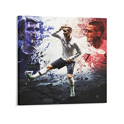 JIANJIE Antoine Griezmann Poster Fußball Star Frankreich Nationalmannschaft Inspirational Passionate Celebrate (2) Poster Kunst von JIANJIE