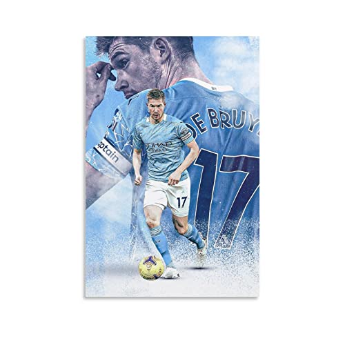 JIANJIE Kevin De Bruyne Sports Celebrity Poster Fußball Star (1) Kunstposter Leinwand Gemälde Dekor Wanddruck Foto Zuhause Modern von JIANJIE