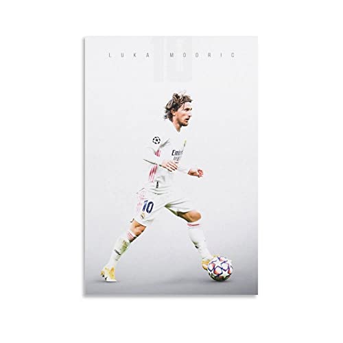 JIANJIE Luka Modric Motivational Sports Poster Jungenzimmer (2) Leinwand Malerei Poster Wandkunst Deko Bild Drucke Modern D von JIANJIE