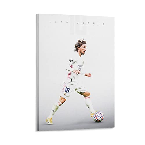 JIANJIE Luka Modric Motivational Sports Poster Jungenzimmer (2) Poster Coole Kunstwerke Malerei Wandkunst Leinwanddrucke Hängendes Bild von JIANJIE