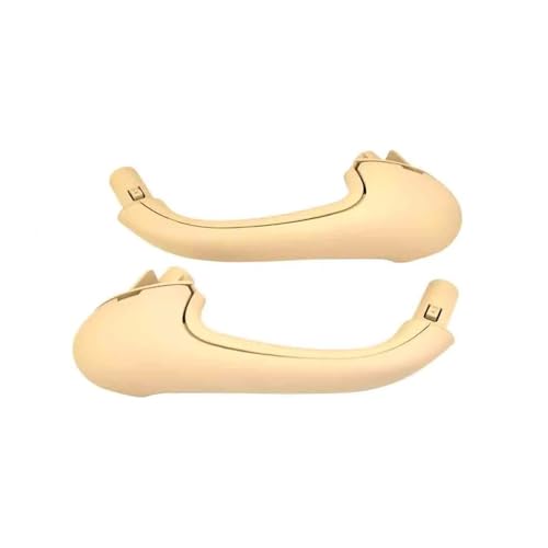 JIANYISR Auto Griff Innentür 2038101551 Schwarz Beige Grau Auto Vorne Hinten Innen Tür Pull Griffe Trim Für C Klasse W203 2000-2005 2006 2007(Beige Set) von JIANYISR