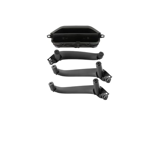 JIANYISR Auto Griff Innentür 4PCS LHD/RHD Für X3 X4 F25 F26 2011-2015 2016 Volle Set Innen Tür Griff Panel Trim Abdeckung 51417250307 51419209213(LHD BLACK) von JIANYISR