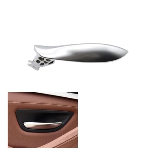 JIANYISR Auto Griff Innentür Auto-Innenraum Links Rechts Verchromter Türgriff Für 5er F10 F11 F18 520i 523i 525i 528i 535i 2010–2016 2017 Silber(Left 1pc) von JIANYISR
