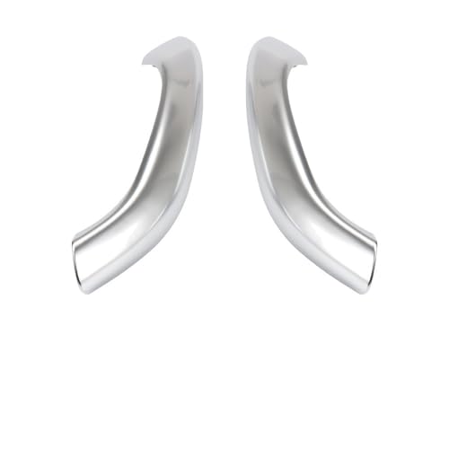 JIANYISR Auto Griff Innentür Carbon Chrom Auto Innen Tür Pull Griff Abdeckung Trim Ersatz Für X1 X2 F48 F49 F39 2017-2021 2022(Chrome 1 pair) von JIANYISR