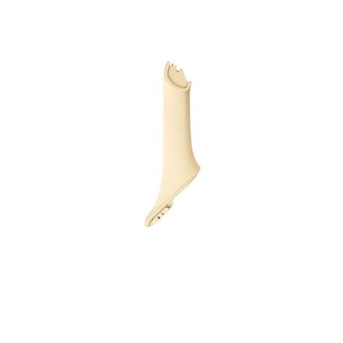 JIANYISR Auto Griff Innentür Grau Beige Schwarz Auto Links Rechts Innen Innengriffe Innentür Panel Griff Pull Trim Abdeckung Für 5 Serie F10 F11(Beige right) von JIANYISR