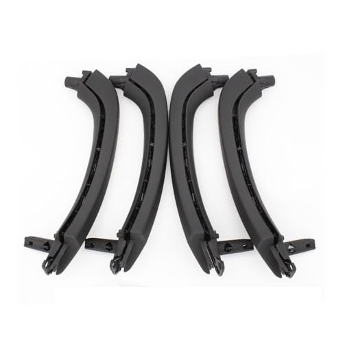 JIANYISR Auto Griff Innentür LHD RHD Auto Innen Tür Pull Griff Montage Vollen Satz Ersatz Für X3 X4 G01 G02 F97 F98 2018 2019 2020 2021(Assembly Black 4PCS) von JIANYISR