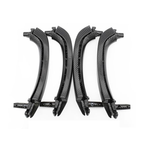JIANYISR Auto Griff Innentür LHD RHD Auto Innen Tür Pull Griff Montage Vollen Satz Ersatz Für X3 X4 G01 G02 F97 F98 2018 2019 2020 2021(Assembly Carbon 4PCS) von JIANYISR