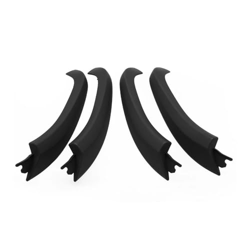 JIANYISR Auto Griff Innentür LHD RHD Auto Innen Tür Pull Griff Montage Vollen Satz Ersatz Für X3 X4 G01 G02 F97 F98 2018 2019 2020 2021(Cover Black 4PCS) von JIANYISR