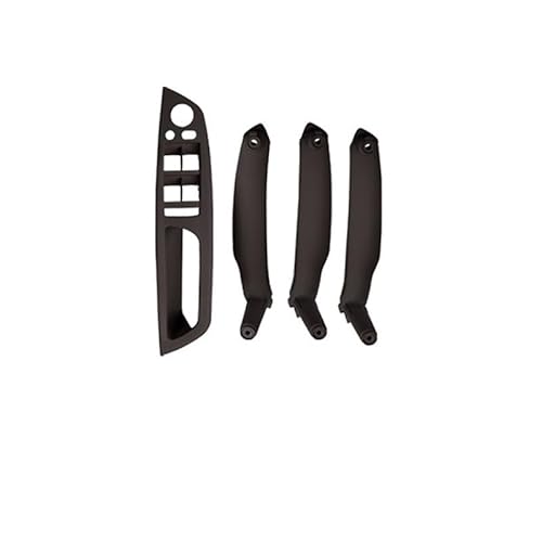 JIANYISR Auto Griff Innentür Set Armlehne Auto Links Vorne Fahrersitz LHD Innentürgriff Innenverkleidung Pull Trim Abdeckung Für E70 E71 X5 X6(Braun) von JIANYISR