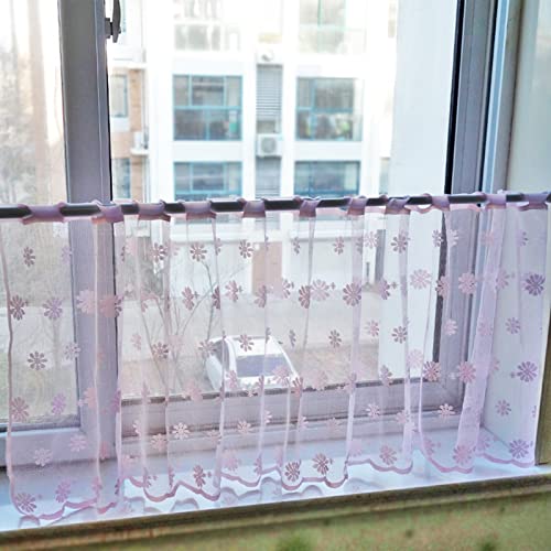 JIAOCKJIAO Scheibengardine Gardinen mit Spitze, Ausgeschnittene Blackout Bistrogardine, Kurzstore Transparente Gardine, für Küchen/Esszimmer/Wohnzimmerfenster, stilvolle Dekoration des Schranks JIAOCKJIAO Scheibengardine Gardinen mit Spitze, Ausgeschnittene Blackout Bistrogardine, Kurzstore Transparente Gardine, für Küchen/Esszimmer/Wohnzimmerfenster, stilvolle Dekoration des Schranks von JIAOCKJIAO