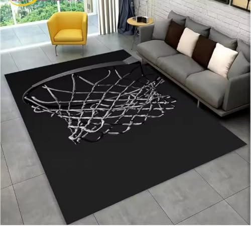JIAOJING Basketball Cartoon Teppich Indoor rutschfeste Fußmatte Boden Teppich Schlafzimmer Accessoires Dekoration Outdoor Dekor Matte 50X80Cm JIAOJING Basketball Cartoon Teppich Indoor rutschfeste Fußmatte Boden Teppich Schlafzimmer Accessoires Dekoration Outdoor Dekor Matte 50X80Cm von JIAOJING