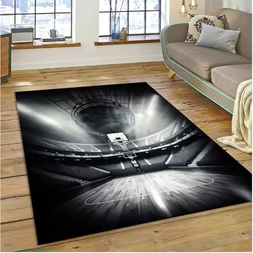 JIAOJING Basketballplatz Rahmen Cartoon Teppich Für Wohnzimmer Sofa Tisch Teppich Flur Balkon Bodenmatte Anti-Rutsch Fußmatte 50X80Cm JIAOJING Basketballplatz Rahmen Cartoon Teppich Für Wohnzimmer Sofa Tisch Teppich Flur Balkon Bodenmatte Anti-Rutsch Fußmatte 50X80Cm von JIAOJING