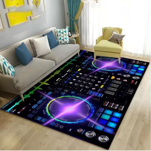 JIAOJING Dj Music Screen Teppich Keyboard Area Teppich Für Wohnzimmer Schlafzimmer Sofa Fußmatte Play rutschfeste Bodenmatte 50X80Cm JIAOJING Dj Music Screen Teppich Keyboard Area Teppich Für Wohnzimmer Schlafzimmer Sofa Fußmatte Play rutschfeste Bodenmatte 50X80Cm von JIAOJING