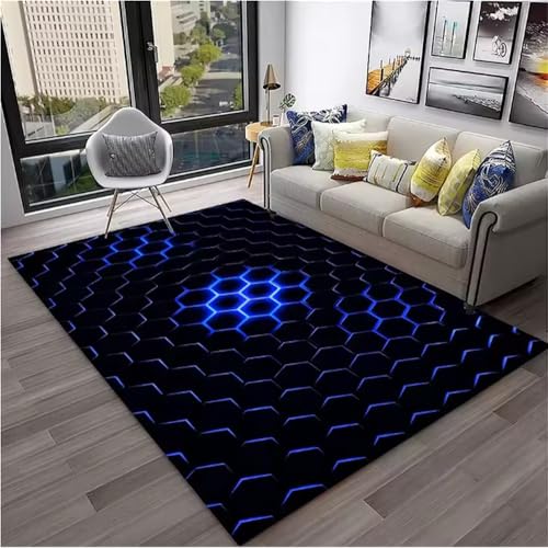JIAOJING GeometrischTeppiche Für Wohnzimmer Dekoration Weiches Schlafzimmer Badezimmer Fußmatten Bodenmatte Sofa Couchtisch e 100X160Cm JIAOJING GeometrischTeppiche Für Wohnzimmer Dekoration Weiches Schlafzimmer Badezimmer Fußmatten Bodenmatte Sofa Couchtisch e 100X160Cm von JIAOJING