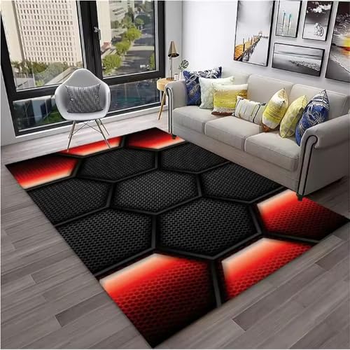 JIAOJING GeometrischTeppiche Für Wohnzimmer Dekoration Weiches Schlafzimmer Badezimmer Fußmatten Bodenmatte Sofa Couchtisch e 80X120Cm JIAOJING GeometrischTeppiche Für Wohnzimmer Dekoration Weiches Schlafzimmer Badezimmer Fußmatten Bodenmatte Sofa Couchtisch e 80X120Cm von JIAOJING