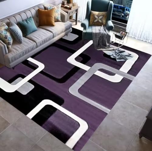 JIAOJING Geometrische ModernTeppiche rutschfeste Bodenmatte Tür Familie Schlafzimmer Teppich Indoor Werfen Yogamatten 100X160Cm JIAOJING Geometrische ModernTeppiche rutschfeste Bodenmatte Tür Familie Schlafzimmer Teppich Indoor Werfen Yogamatten 100X160Cm von JIAOJING