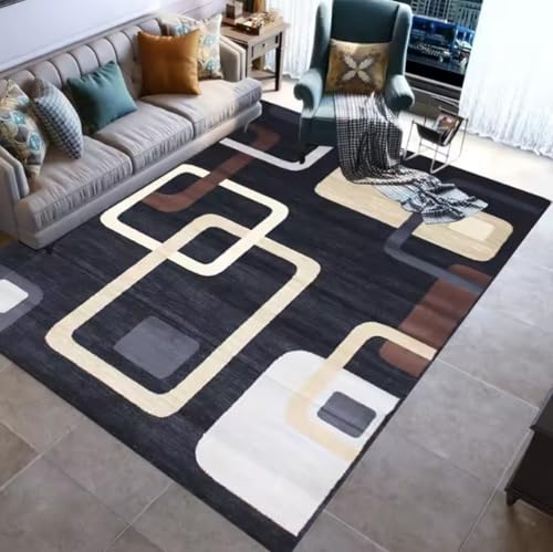 JIAOJING Geometrische ModernTeppiche rutschfeste Bodenmatte Tür Familie Schlafzimmer Teppich Indoor Werfen Yogamatten 80X150Cm JIAOJING Geometrische ModernTeppiche rutschfeste Bodenmatte Tür Familie Schlafzimmer Teppich Indoor Werfen Yogamatten 80X150Cm von JIAOJING