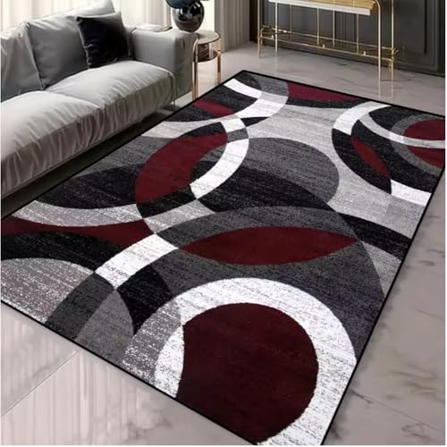JIAOJING Geometrische Muster-Bereichsteppiche Für Wohnzimmer-Maschinenteppiche Mit Rutschfester Rückseite Europäisch Inspirierte Tatami-Matten 60X90Cm JIAOJING Geometrische Muster-Bereichsteppiche Für Wohnzimmer-Maschinenteppiche Mit Rutschfester Rückseite Europäisch Inspirierte Tatami-Matten 60X90Cm von JIAOJING