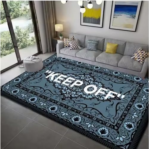 JIAOJING Halten Sie Sich Von Creat Teppich Für Wohnzimmer Schlafzimmer Decorat Teppich Küche Waschraum Badezimmer rutschfeste Bodenfläche Matte 100X160Cm JIAOJING Halten Sie Sich Von Creat Teppich Für Wohnzimmer Schlafzimmer Decorat Teppich Küche Waschraum Badezimmer rutschfeste Bodenfläche Matte 100X160Cm von JIAOJING