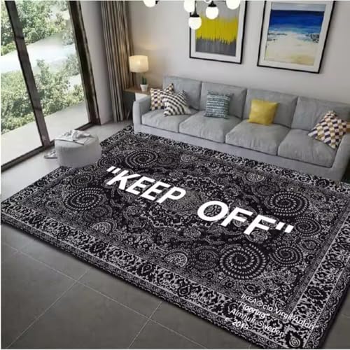 JIAOJING Halten Sie Sich Von Creat Teppich Für Wohnzimmer Schlafzimmer Decorat Teppich Küche Waschraum Badezimmer rutschfeste Bodenfläche Matte 160X280Cm JIAOJING Halten Sie Sich Von Creat Teppich Für Wohnzimmer Schlafzimmer Decorat Teppich Küche Waschraum Badezimmer rutschfeste Bodenfläche Matte 160X280Cm von JIAOJING