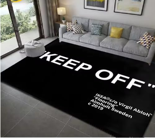 JIAOJING Halten Sie Sich Von Creat Teppich Für Wohnzimmer Schlafzimmer Decorat Teppich Küche Waschraum Badezimmer rutschfeste Bodenfläche Matte 80X120Cm JIAOJING Halten Sie Sich Von Creat Teppich Für Wohnzimmer Schlafzimmer Decorat Teppich Küche Waschraum Badezimmer rutschfeste Bodenfläche Matte 80X120Cm von JIAOJING