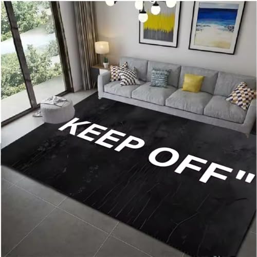 JIAOJING Halten Sie Sich Von Creat Teppich Für Wohnzimmer Schlafzimmer Decorat Teppich Küche Waschraum Badezimmer rutschfeste Bodenfläche Matte 80X120Cm JIAOJING Halten Sie Sich Von Creat Teppich Für Wohnzimmer Schlafzimmer Decorat Teppich Küche Waschraum Badezimmer rutschfeste Bodenfläche Matte 80X120Cm von JIAOJING