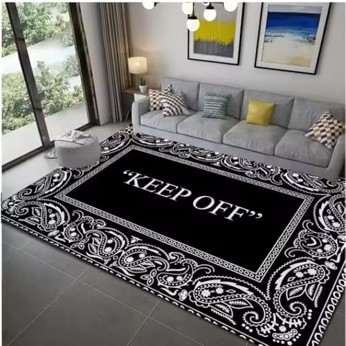 JIAOJING Halten Sie Sich Von Creat Teppich Für Wohnzimmer Schlafzimmer Dekorat Teppich Küche Waschraum Badezimmer rutschfeste Bodenfläche Matte 160X230Cm JIAOJING Halten Sie Sich Von Creat Teppich Für Wohnzimmer Schlafzimmer Dekorat Teppich Küche Waschraum Badezimmer rutschfeste Bodenfläche Matte 160X230Cm von JIAOJING