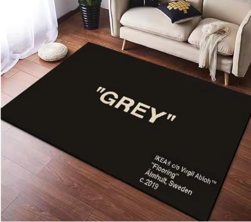 JIAOJING Halten Sie Sich Von Teppich Dekor Teppiche Wohnzimmer Zuhause Freizeitbereich Rutschfester Teppich Nachttisch Weiche Fußmatten Indoor Extrance Fußmatte 140X200Cm von JIAOJING