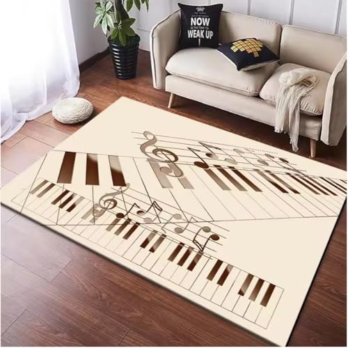 JIAOJING Klavier Tasten Musik Teppich Wohnzimmer Teppich Wohndekoration Anti-Rutsch Flur Balkon Fußmatte Küche Schlafzimmer Fußmatten 160X280Cm JIAOJING Klavier Tasten Musik Teppich Wohnzimmer Teppich Wohndekoration Anti-Rutsch Flur Balkon Fußmatte Küche Schlafzimmer Fußmatten 160X280Cm von JIAOJING