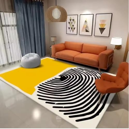 JIAOJING Moderner Minimalistischer Schlafzimmerteppich Für Wohnkultur Wohnzimmer Flur Küche rutschfeste Fußmatten Hotel Sofa Couchtisch Teppich 60X90Cm JIAOJING Moderner Minimalistischer Schlafzimmerteppich Für Wohnkultur Wohnzimmer Flur Küche rutschfeste Fußmatten Hotel Sofa Couchtisch Teppich 60X90Cm von JIAOJING