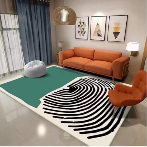 JIAOJING Moderner Minimalistischer Schlafzimmerteppich Für Wohnkultur Wohnzimmer Flur Küche rutschfeste Fußmatten Hotel Sofa Couchtisch Teppich 80X120Cm JIAOJING Moderner Minimalistischer Schlafzimmerteppich Für Wohnkultur Wohnzimmer Flur Küche rutschfeste Fußmatten Hotel Sofa Couchtisch Teppich 80X120Cm von JIAOJING