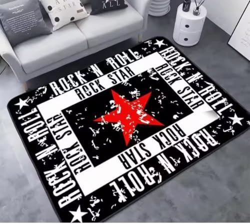 JIAOJING Musikserie Bedruckter Teppich Musik Home Bar Dekoration Fußmatte Teppiche Für Wohnzimmer Teppiche Für Schlafbereich Teppich 100X160Cm JIAOJING Musikserie Bedruckter Teppich Musik Home Bar Dekoration Fußmatte Teppiche Für Wohnzimmer Teppiche Für Schlafbereich Teppich 100X160Cm von JIAOJING
